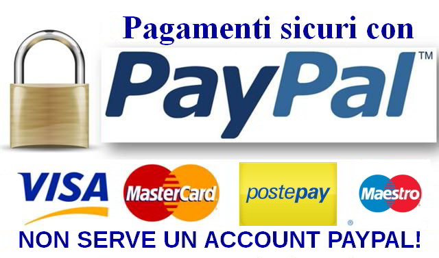 Acquista sicuro con PayPal