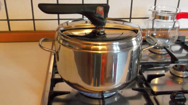 zuppa di verdure cottura