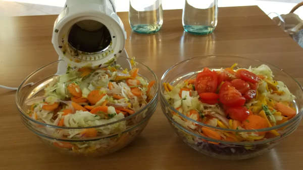 zuppa verdure tagliate